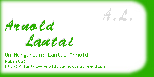arnold lantai business card